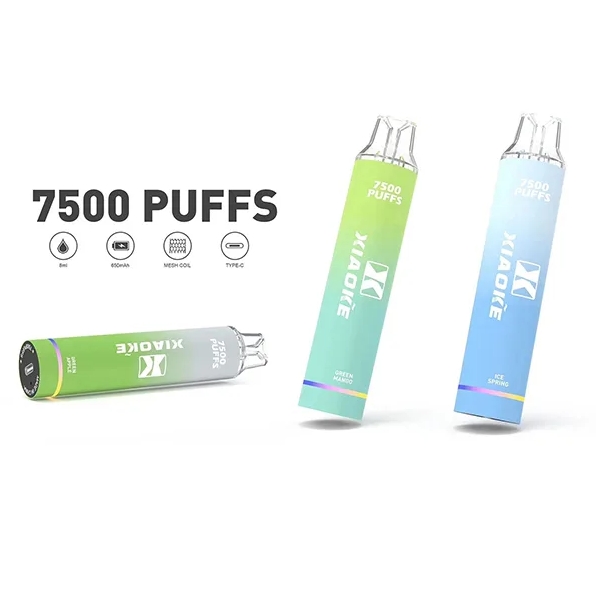 【17種口味選擇】XiaoKe拋棄式電子煙 8ml 梟客一次性 7500口